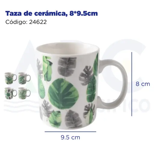 [24622] Taza de cerámica, 8*9.5cm