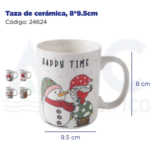 [24624] Taza de cerámica, 8*9.5cm