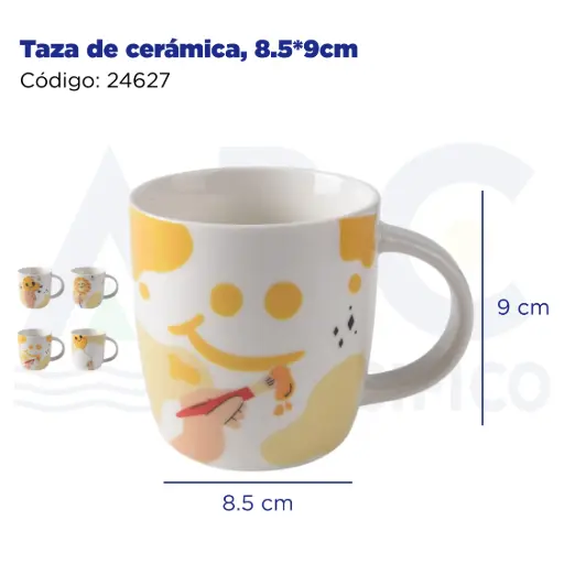 [24627] Taza de cerámica, 8*9.5cm