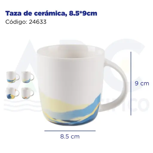 [24633] Taza de cerámica, 8*9.5cm