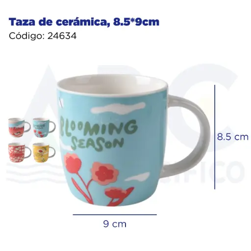 [24634] Taza de cerámica, 8*9.5cm