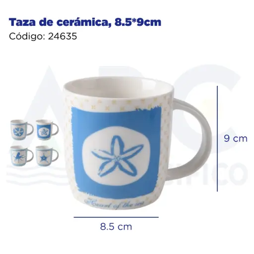 [24635] Taza de cerámica, 8*9.5cm