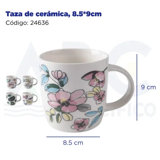 [24636] Taza de cerámica, 8*9.5cm