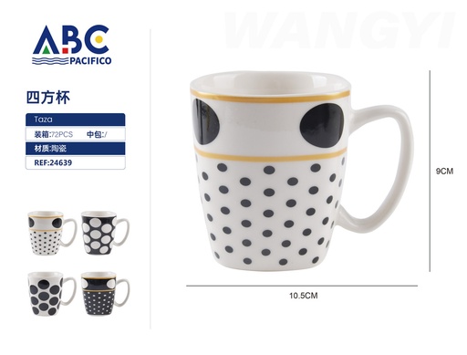 [24639] Taza de cerámica, 9*10.5cm