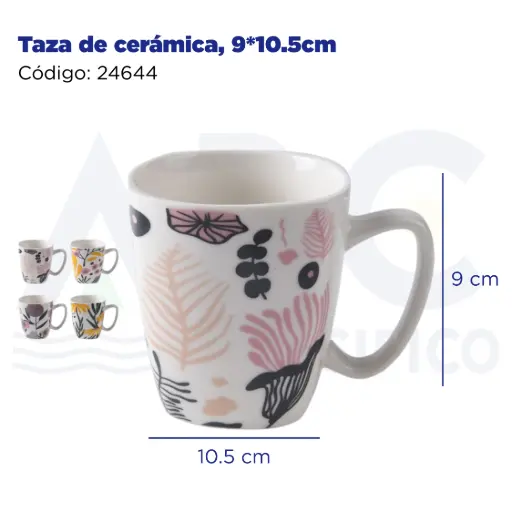 [24644] Taza de cerámica, 9*10.5cm