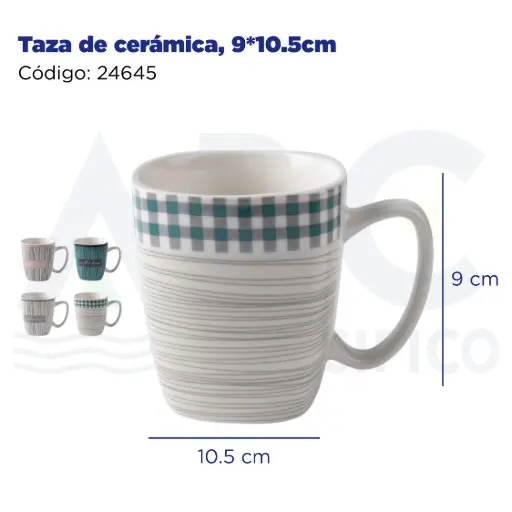 [24645] Taza de cerámica, 9*10.5cm