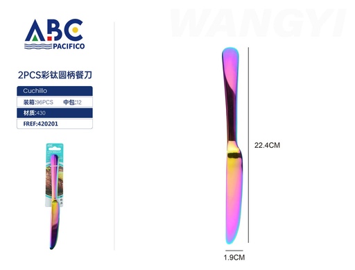 [420201] Cuchillo, set de 2 pzs