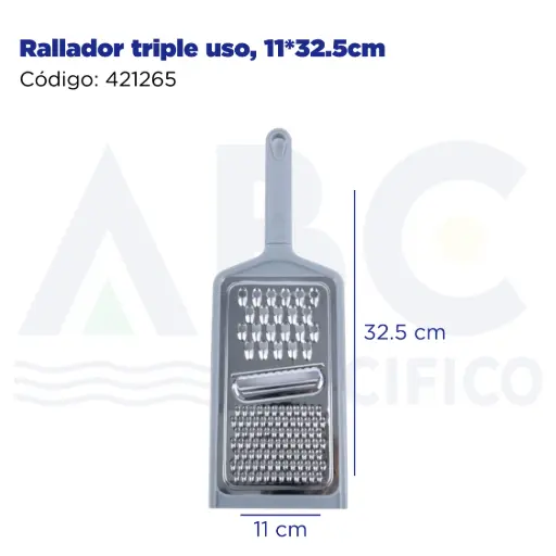 [421265] Rallador triple uso, 11*32.5cm