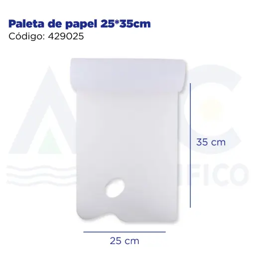 [429025] Paleta de papel 25*35cm