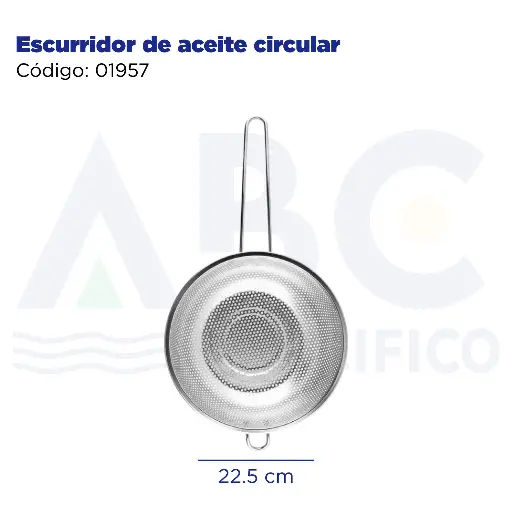 [01957] Escurridor de aceite circular