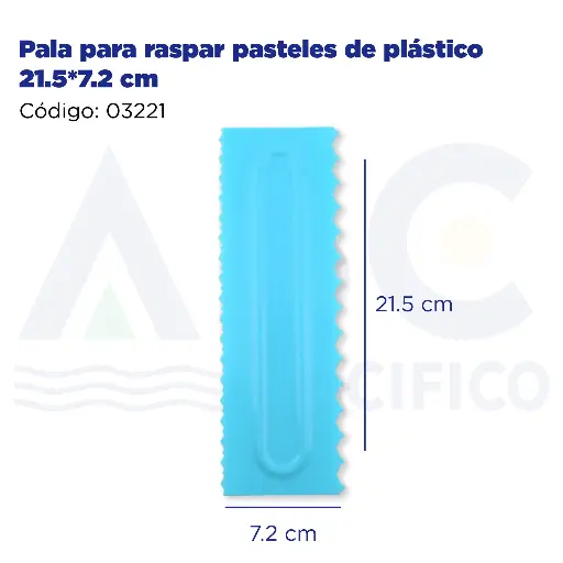 [03221] Pala para raspar pasteles de plástico 21.5*7.2 cm