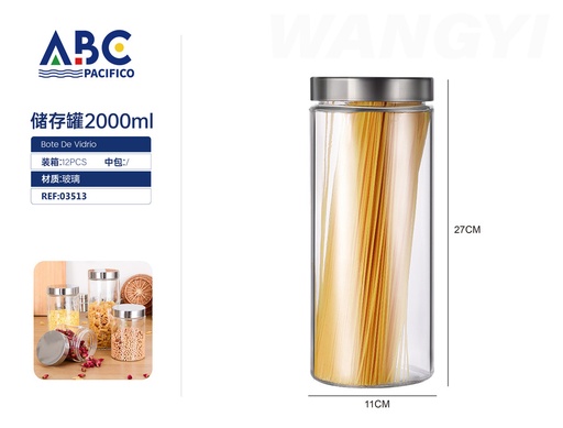 [03513] Frasco de almacenamiento con tapa 2000ml