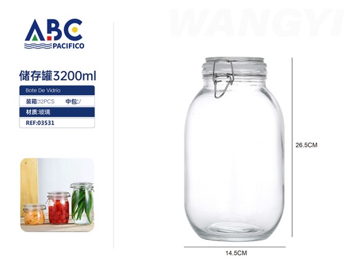 [03531] Frasco hermético de 3200ml