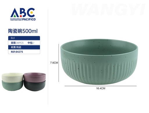 [04275] Cuenco de cerámica 500ml