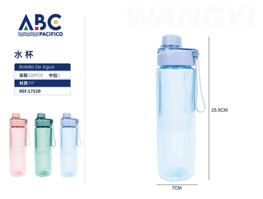 [17520] Botella de plástico para agua 25.5*7cm