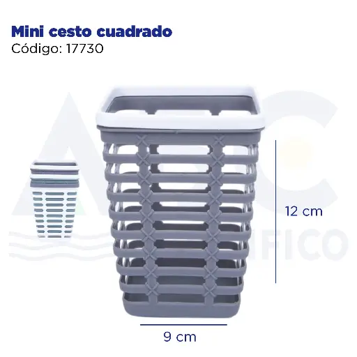 [17730] Mini cesto cuadrado