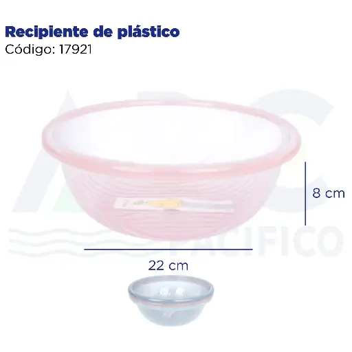 [17921] Recipiente de plástico